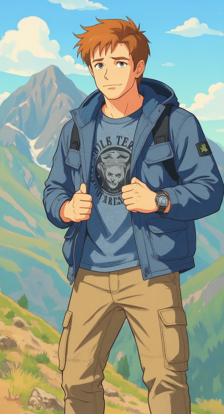 Men conquer mountains outdoors