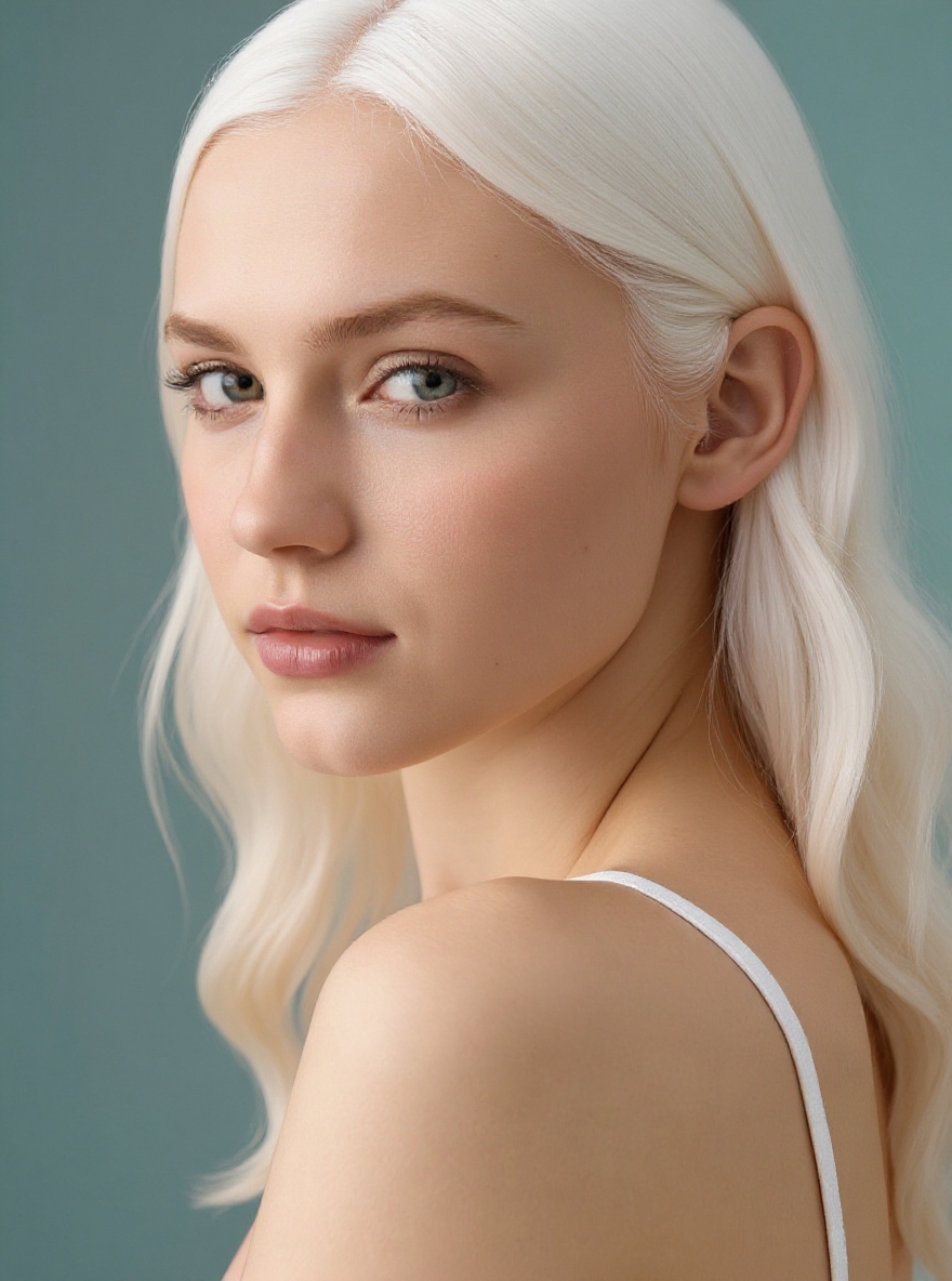 Change hair color to Platinum Blonde