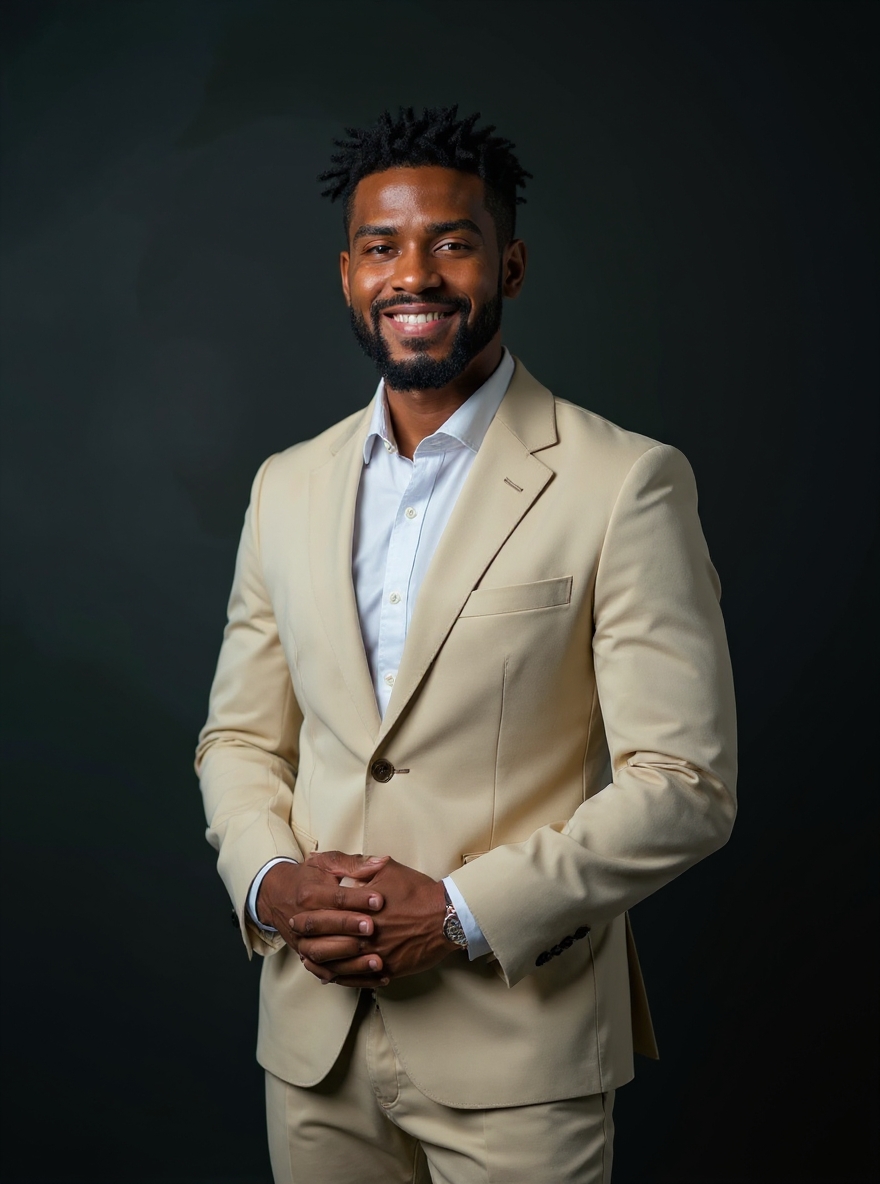 Linkedin photo of a man wearing a suit
