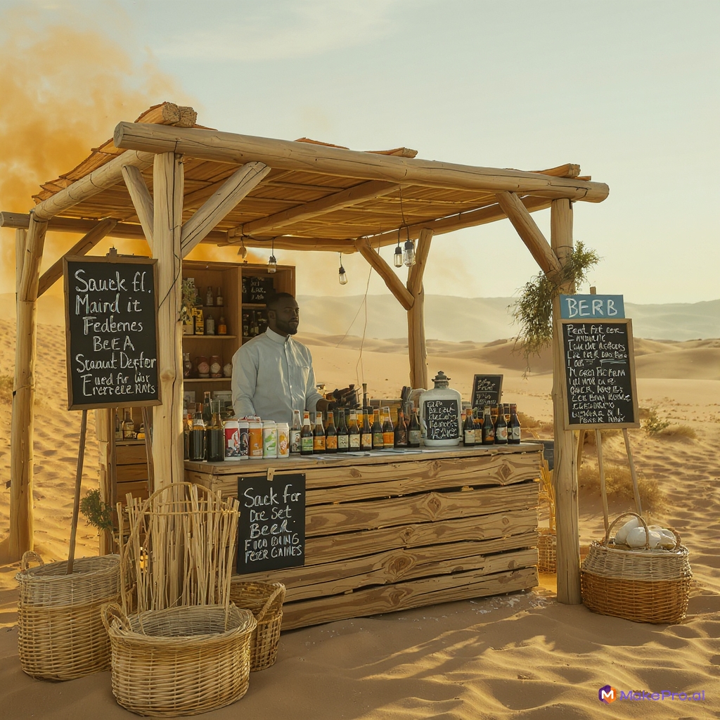 image of a beer selling on the desert