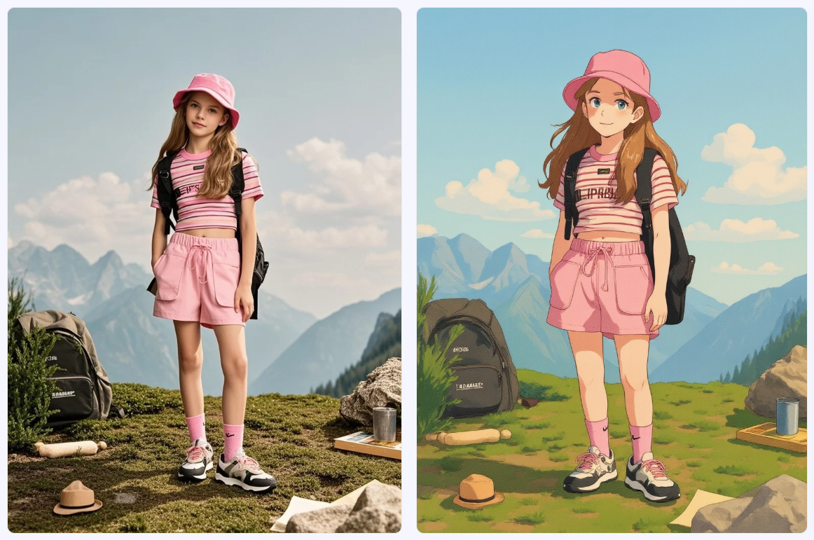 Convert this image to Ghibli style